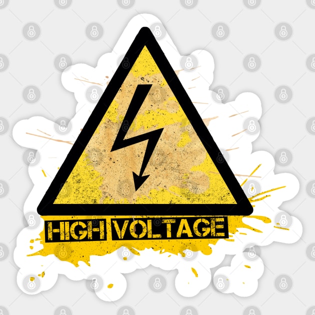 High Voltage Sticker by Arrow